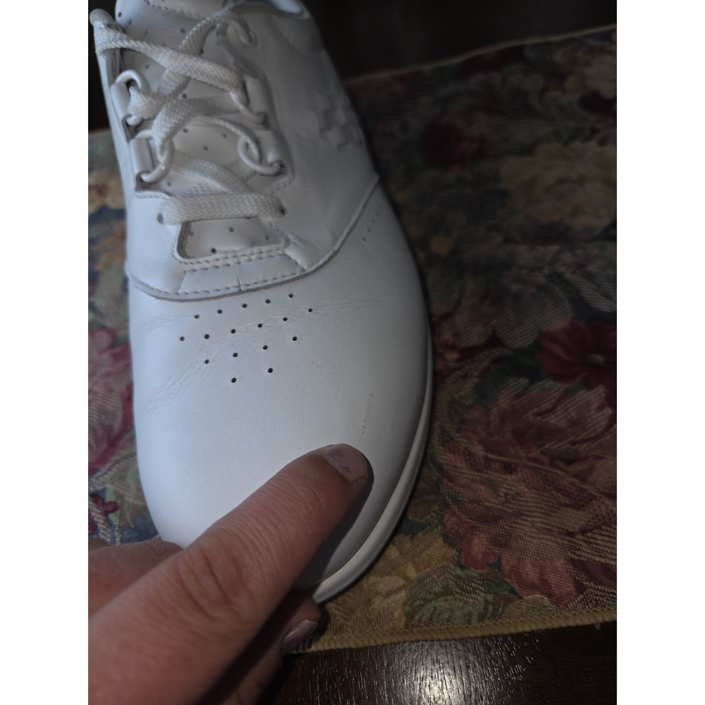 SAS Free Time Comfort Sneakers Walking Shoes Womens Size 11 M White Leather - Picture 14 of 16